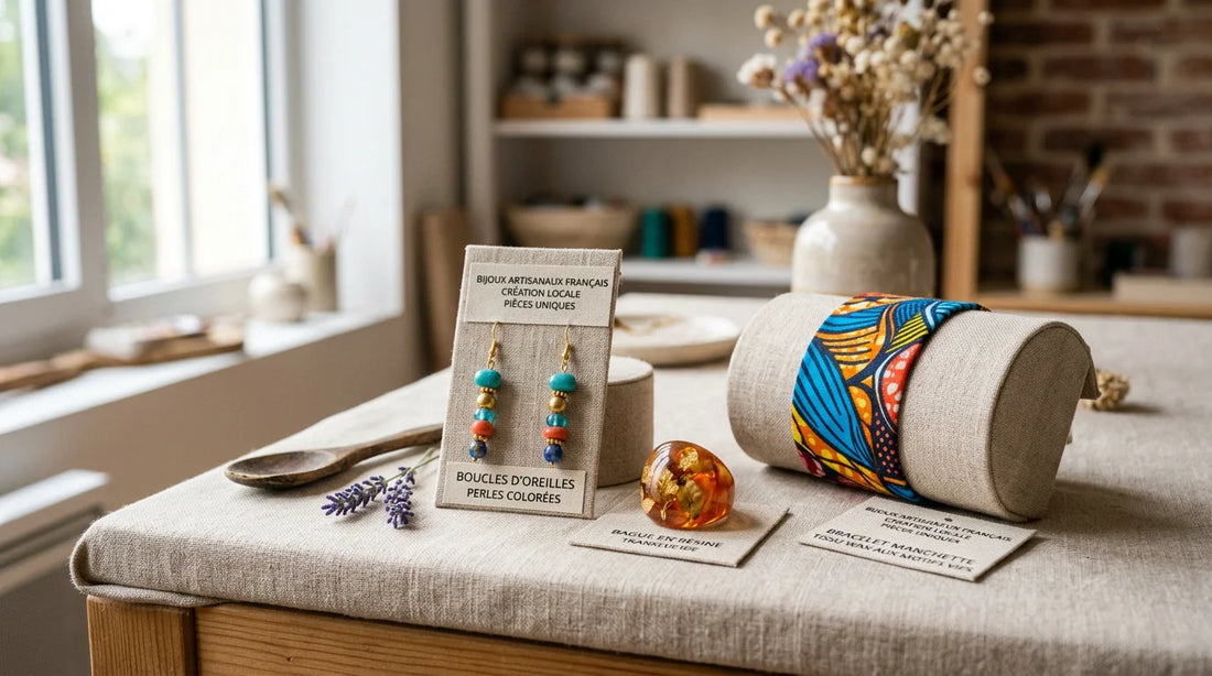 Sélection de bijoux artisanaux éthiques fabriqués en France